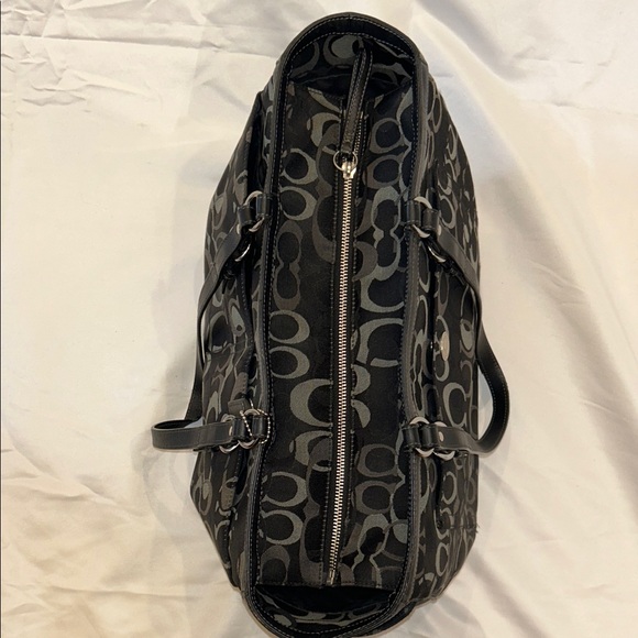 Coach Black and Gray Signature Baby Bag - Picture 14 of 14